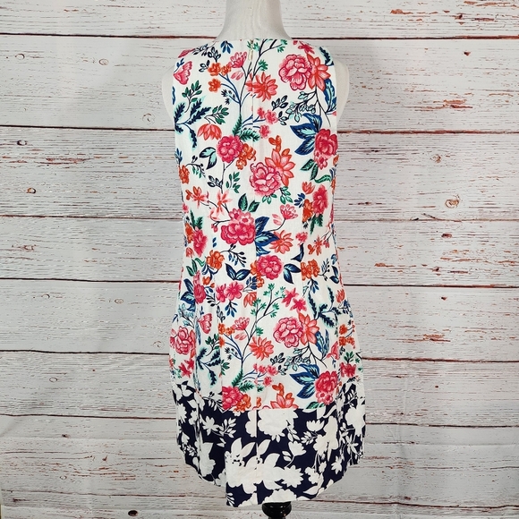 Eliza J Floral Sleeveless Shift Dress Size 8 - Picture 5 of 9